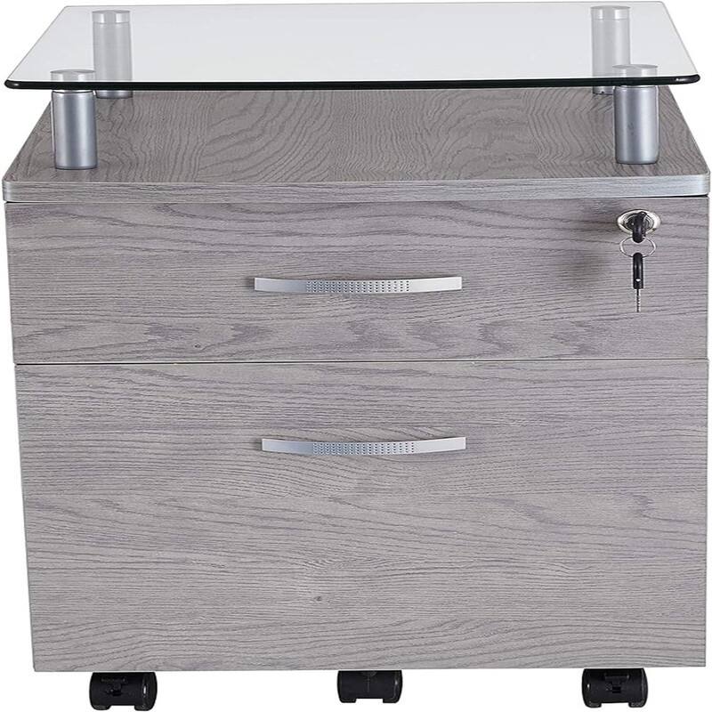 Rolling File Cabinet - 17.5"D x 15.75"W x 24"H