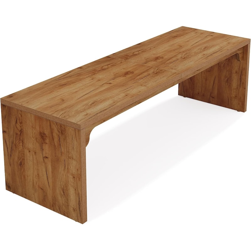 8FT Conference Table, Large Rectangle Meeting Office Table for 12-16 Person