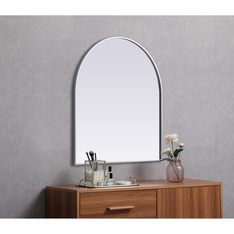 Elegant Lighting MR1A3336 Ayra 33" W x 36" H Modern Arched Bathroom