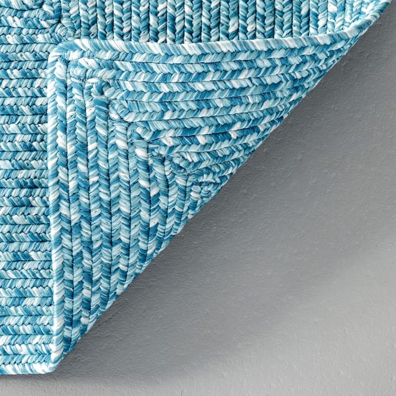 Nuloom Jayda Braided Ombre Indoor/Outdoor Area Rug