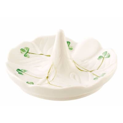 Shamrock Ring Holder - Ivory