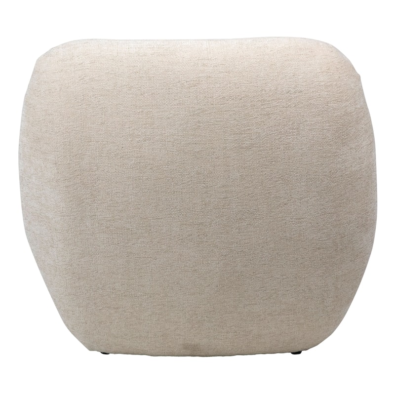 Marcus Polyester Upholstered Occasional Chair, Cream