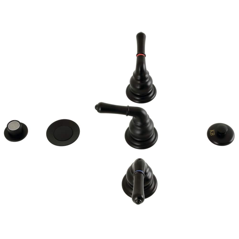 Magellan Three-Handle Deck Mount Bidet Faucet