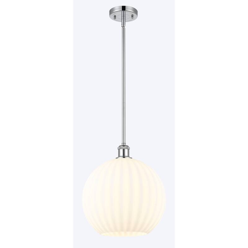 Innovations Lighting 516-1S-14-12 White Venetian Pendant White