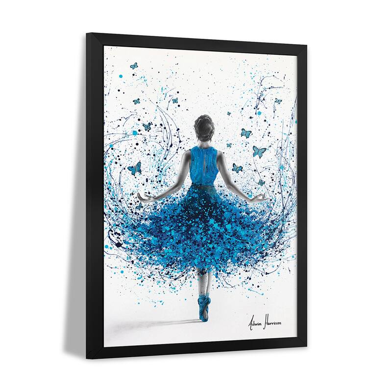 Butterfly Ballerina Premium Framed Poster by Ashvin Harrison