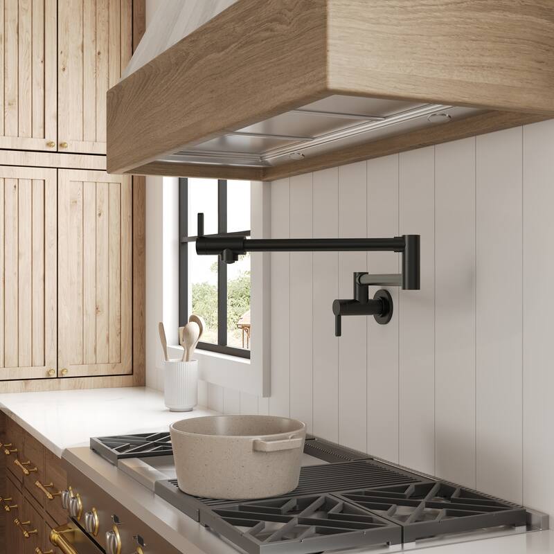 Wall Mounted Cold-Water Pot Filler,Folding Kitchen Faucet