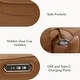 preview thumbnail 17 of 85, Leo Power Wall Hugger Reclining Sofa with Multi-Function Console