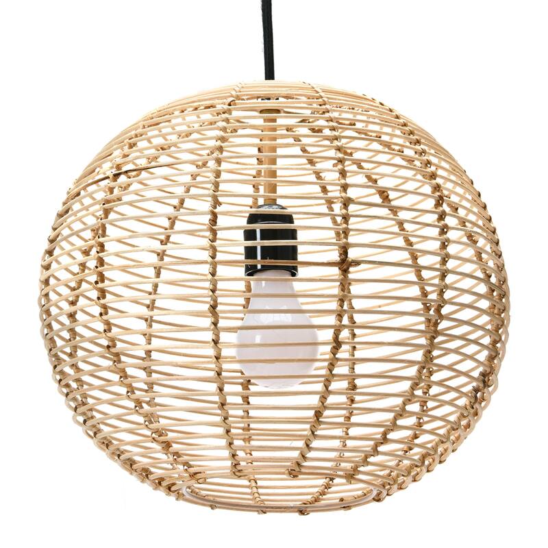Hand Woven Rattan Ceiling Light