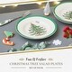 preview thumbnail 4 of 7, Spode Set of 4 Christmas Tree Salad Plates - 8 in