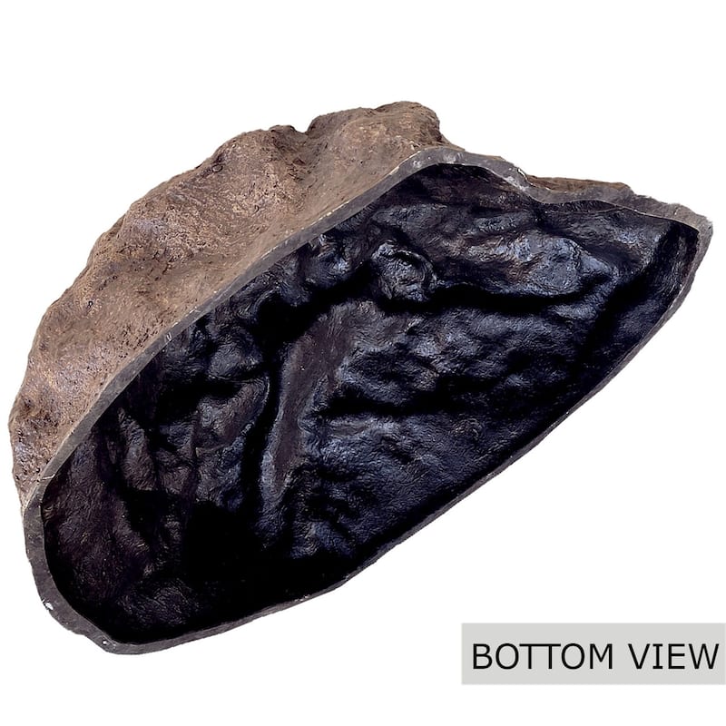 Outdoor Artificial Landscaping Rock Well Pump Cover Fiberglass Boulder