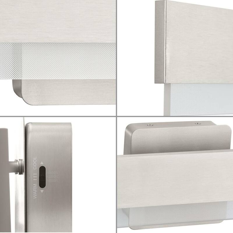 Semblance Collection 32 in. Matte Black Medium Modern 3CCT Integrated LED Linear Vanity Light - 32 in x 3 in x 4.84 in