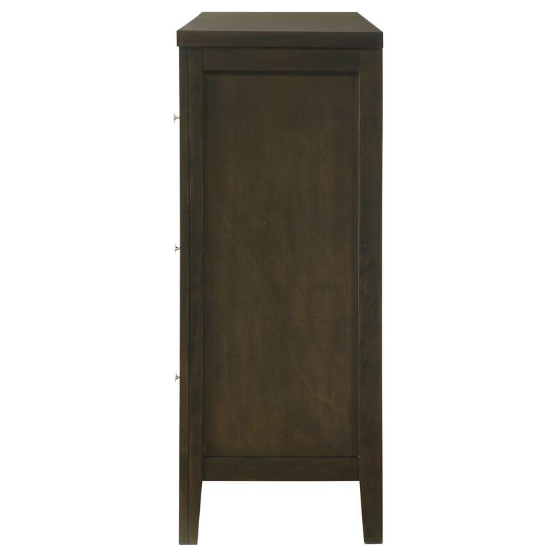Clement Dark Cocoa 6-drawer Dresser Cabinet