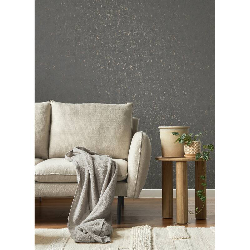 Advantage Callie Charcoal Concrete Wallpaper