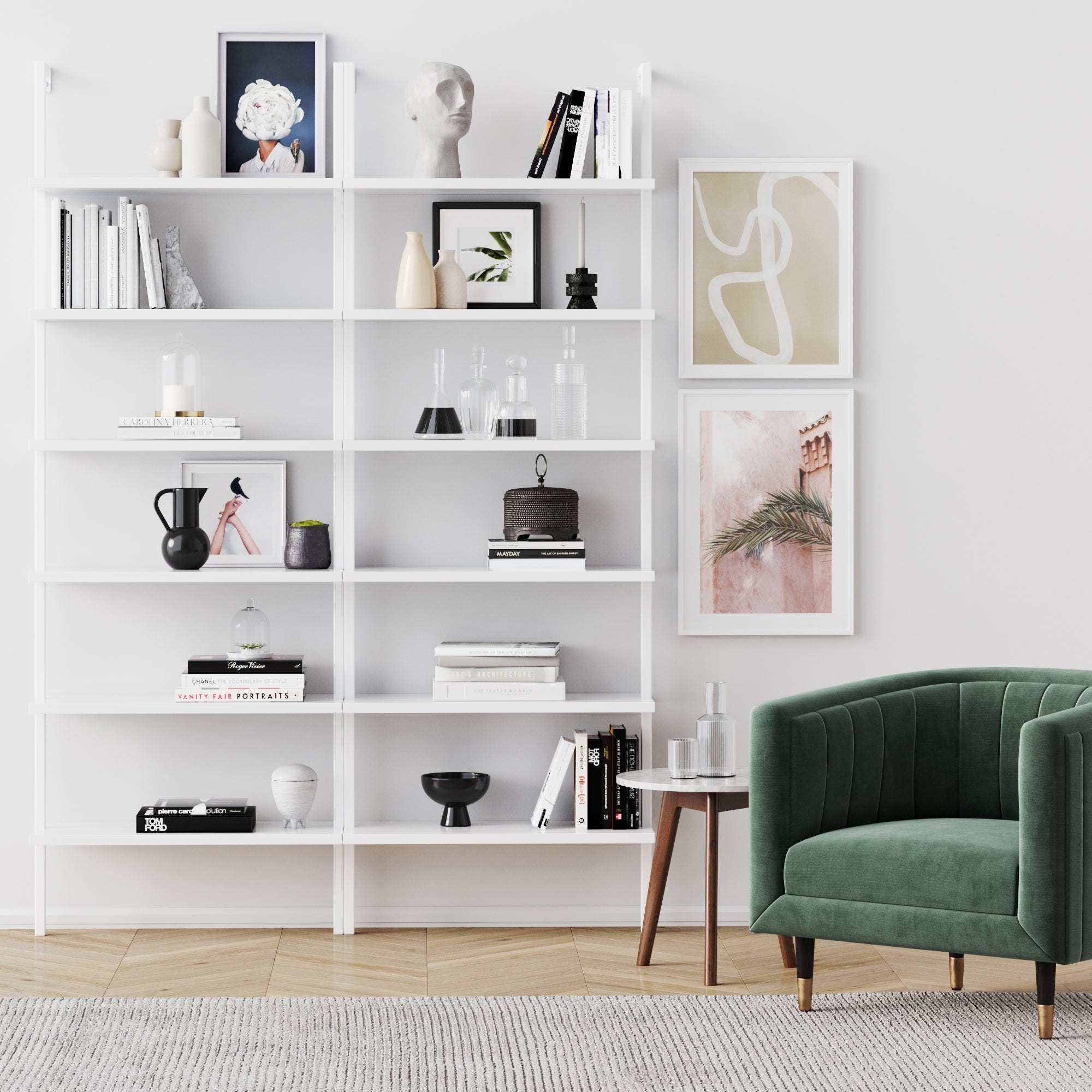 Nathan james theo 6 shelf bookcase top