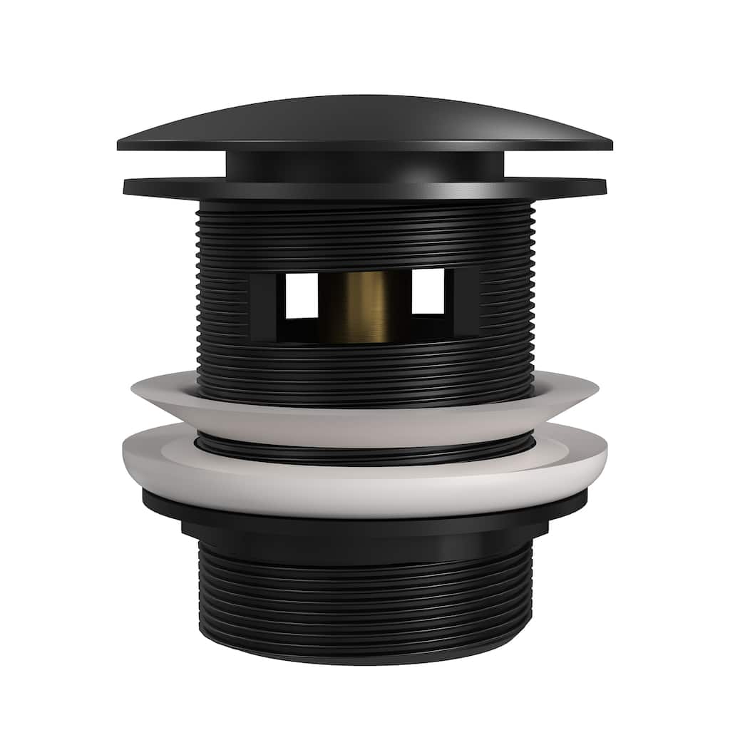 Universal Size Pop-Up Drain Matte Black