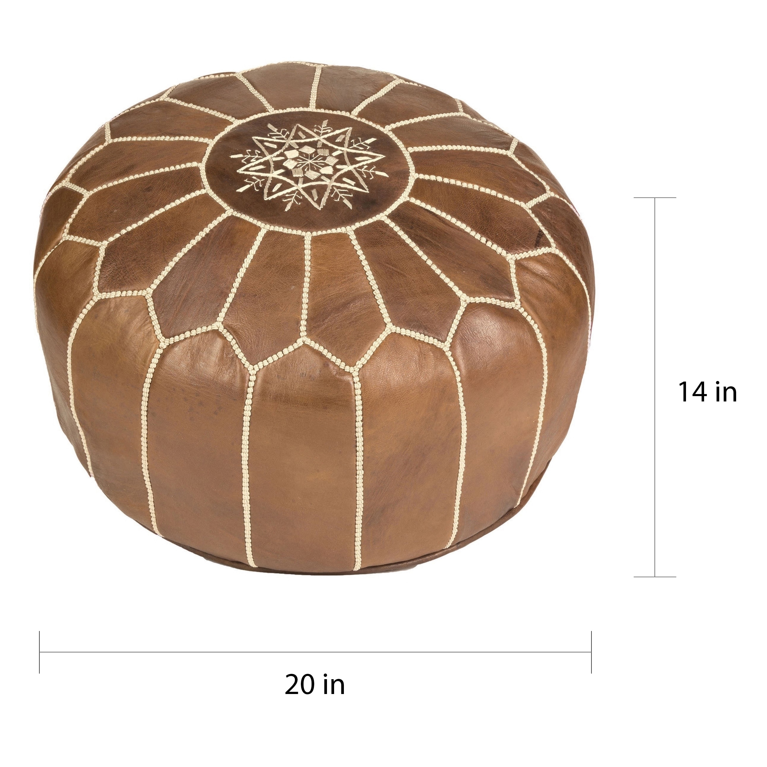 Moroccan Pouf Leather Pouf floor cushion purple Ottoman Genuine leather handmade