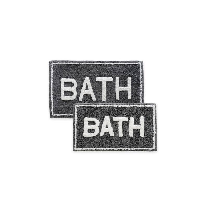 St Mary's 2 Piece Tufted Bath Rug Set