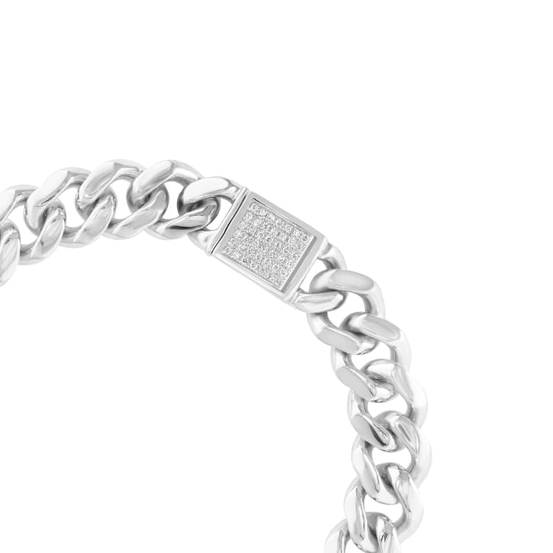 EFFY Men's 925 Sterling Silver Diamond Bracelet