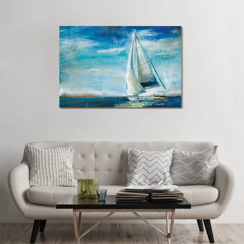 iCanvas "Sail Away" by Liz Jardine Canvas Print - 32x48x1.5