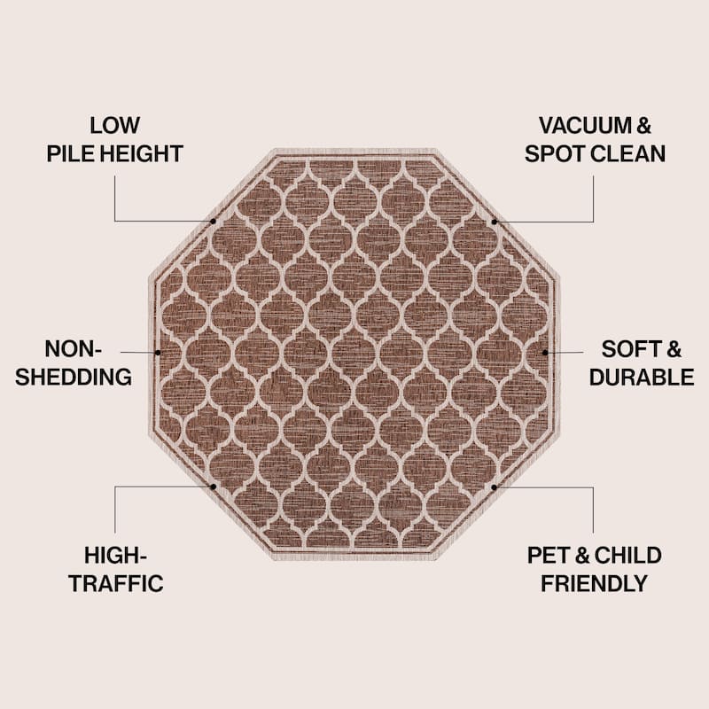JONATHAN Y Zinnia Textured Weave Indoor/Outdoor Area Rug