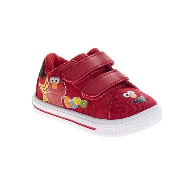 Sesame Street Kids Happy Elmo Casual Sneakers. (Toddler/Little Kids) - Red - 10T
