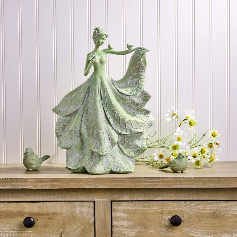16" Resin Butterfly Wing Fairy