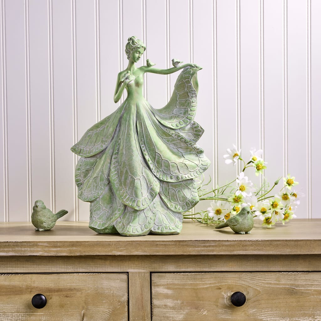 16" Resin Butterfly Wing Fairy