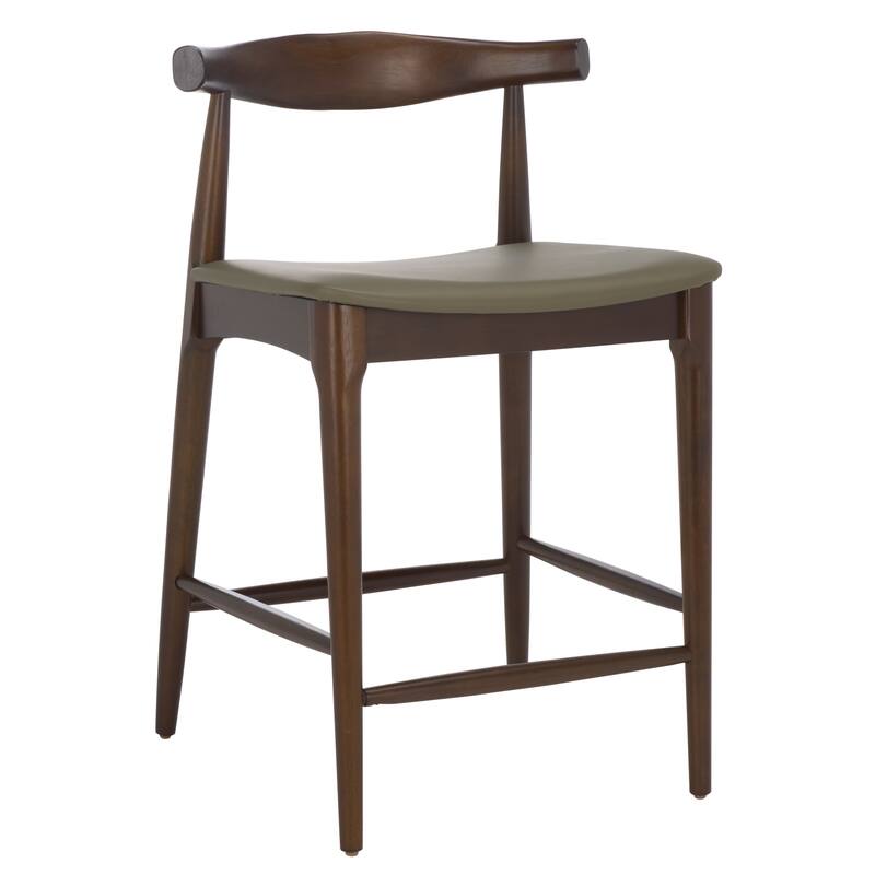 SAFAVIEH Home Elbow Counter Stool - 21"W x 21"D x 34"H