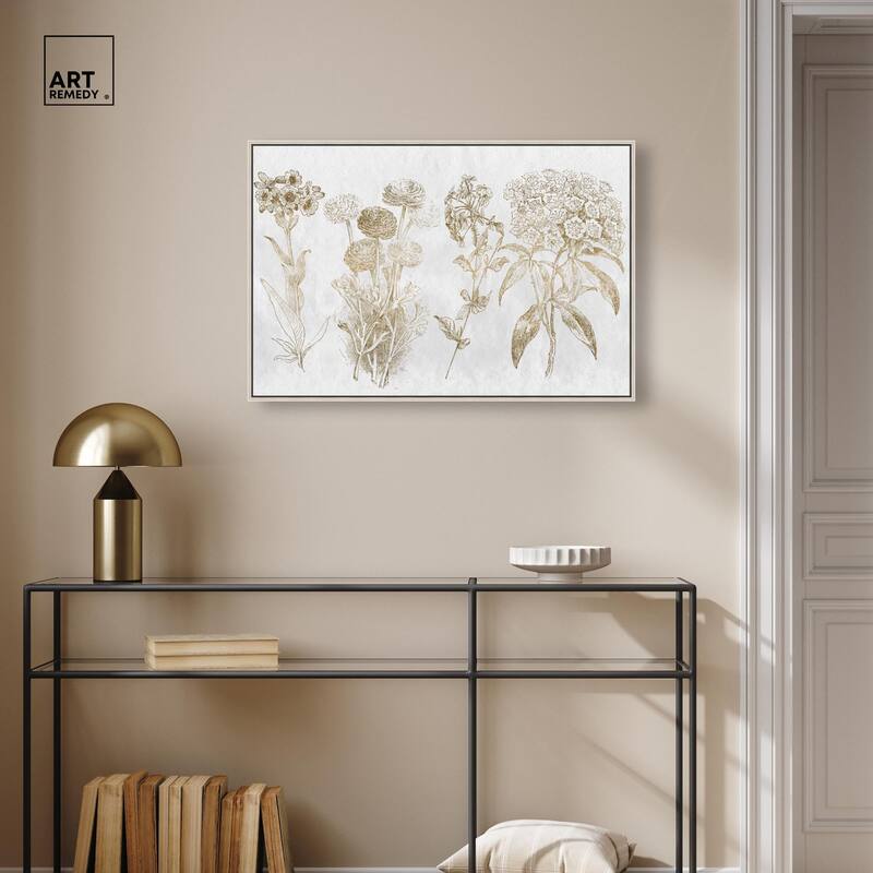 Floral Selection Quad Canvas by Art Remedy