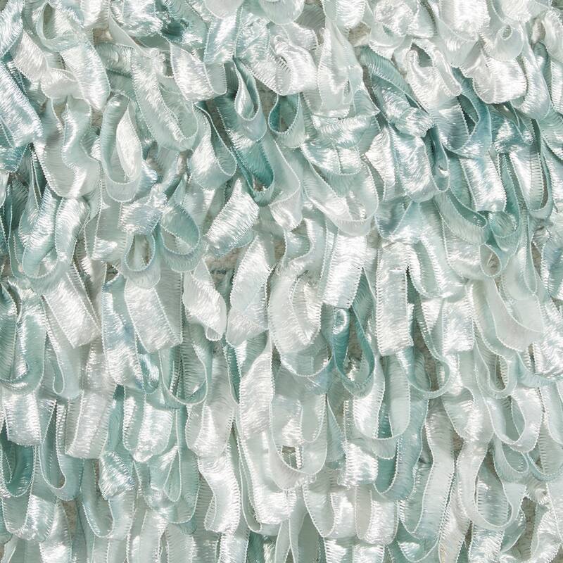 Mina Victory Life Styles Seafoam Throw Pillow , ( 20"X20" )
