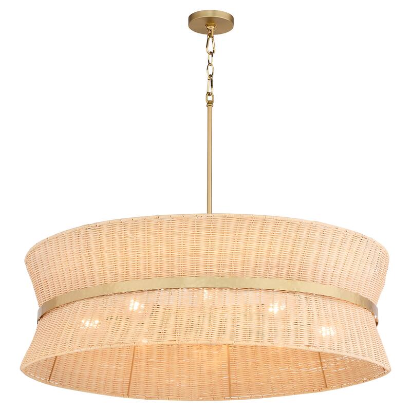 Quorum International 6123-8 Fairview 8 Light 36" Wide Pendant with