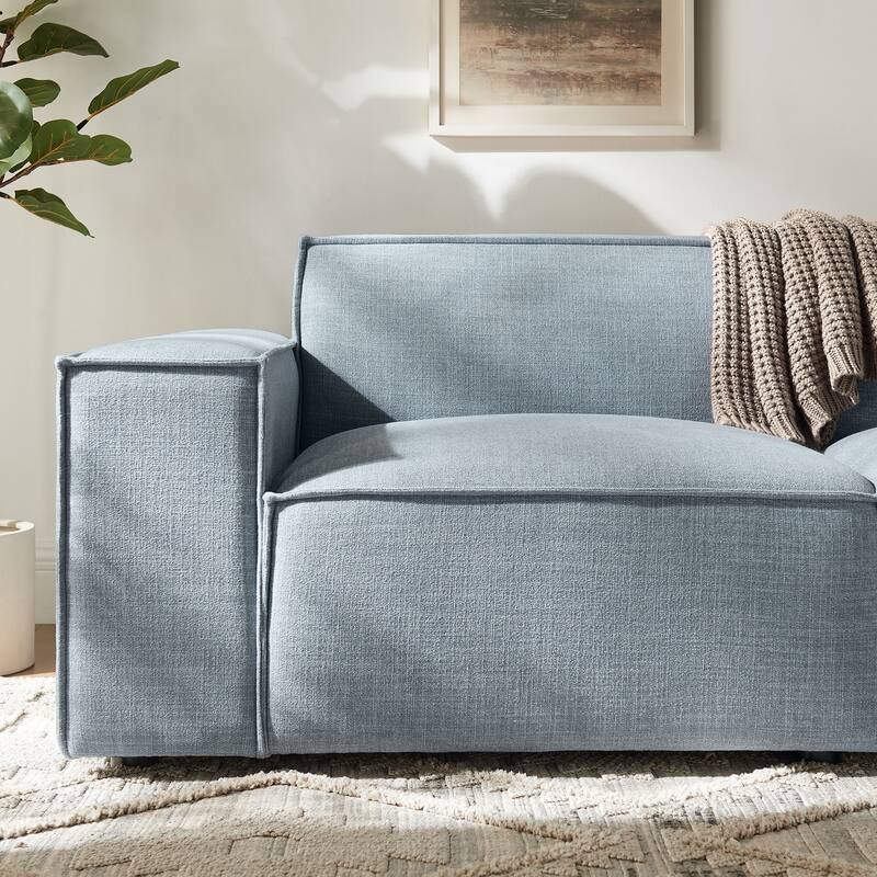Restore 2-Piece Performance Fabric Upholstered Modular Loveseat
