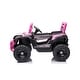 preview thumbnail 3 of 4, 12V Ride-On Car with One-Button Start, High-Low Speed, Music, LED Lights & Remote Control - Fun & Functional - Pink
