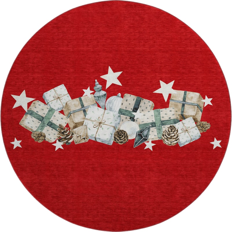 Premium Washable Super Soft Christmas Presents Mayfield Rug