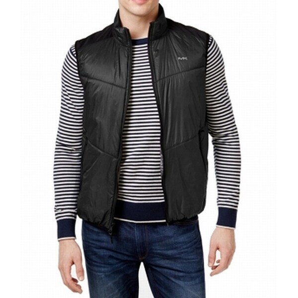 michael kors vest mens black