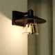 preview thumbnail 11 of 9, Vaxcel Lighting T0752 Westport 8" Tall Outdoor Wall Sconce with Clear