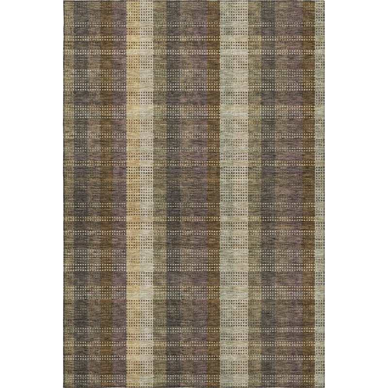 Premium Washable Super Soft Modern Plaid Mayfield Rug