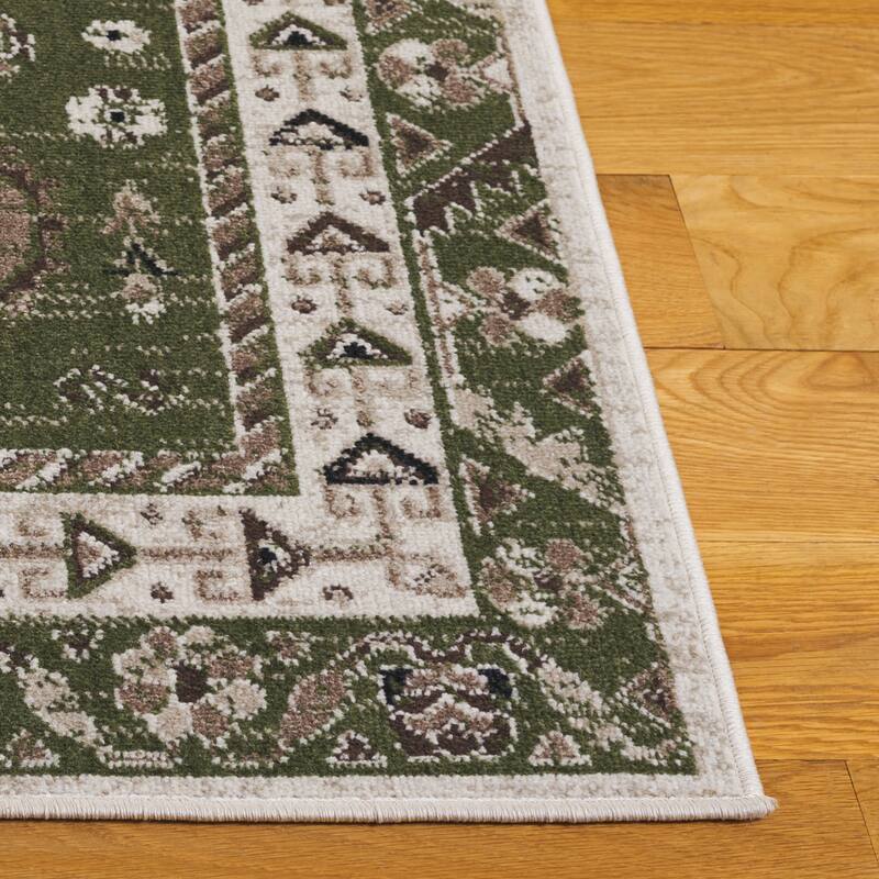 SAFAVIEH Bayside Machine Washable Surmeli Shabby Chic Rug