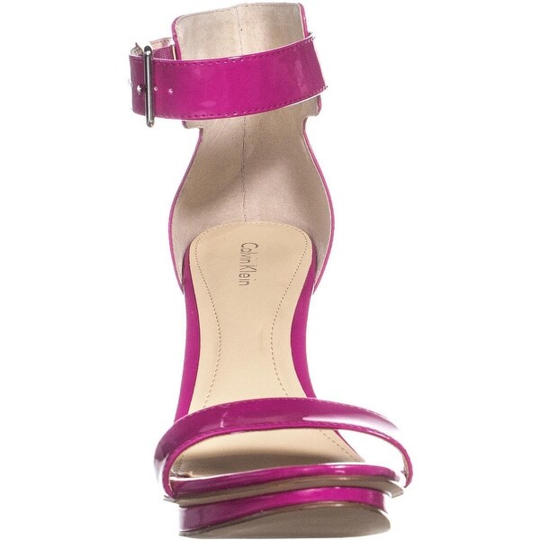 calvin klein vivian platform sandal black