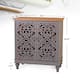 2-door Intricate Traditional Antique Storage Cabinet