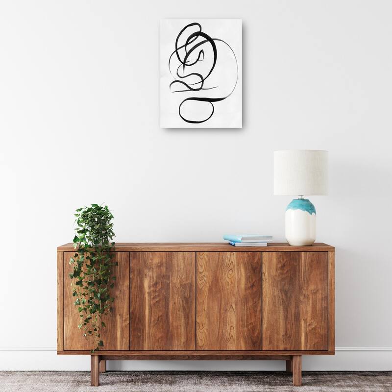 Scribbles I By Studio Arts Canvas Art Print