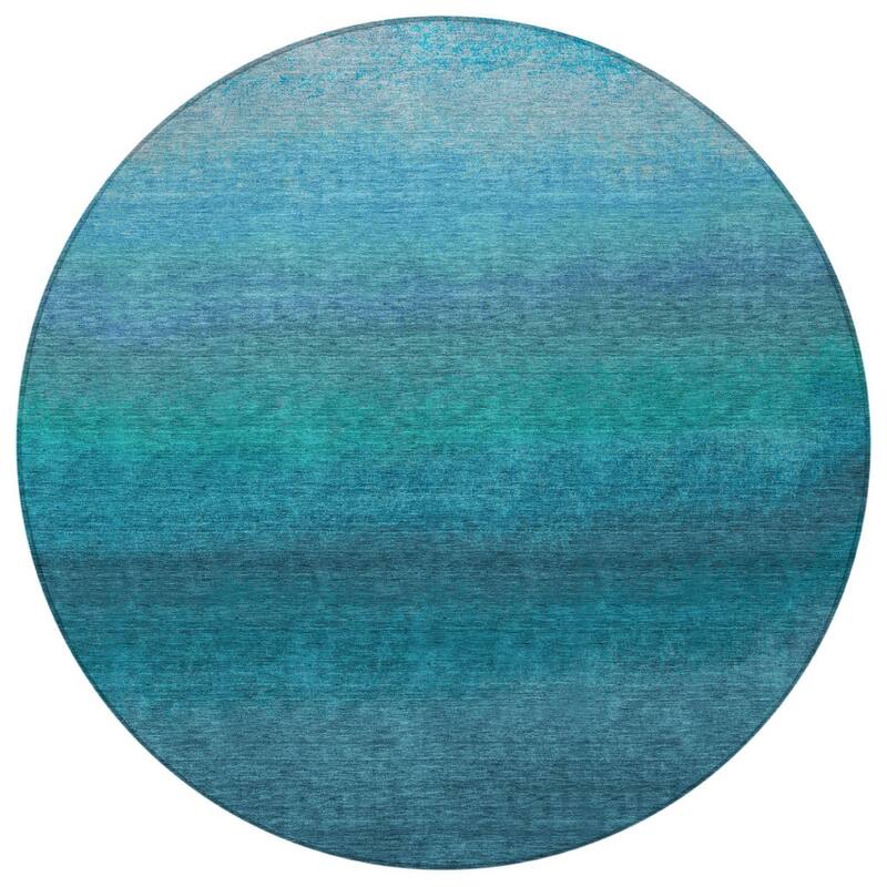 HomeRoots Ombre Transitional Rectangle Outdoor Rug