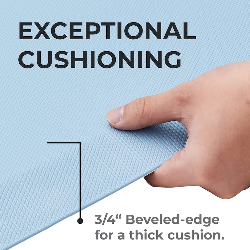 Linery & Co. Anti Fatigue Mat Comfortable Thick Padding for Kitchen or Office.