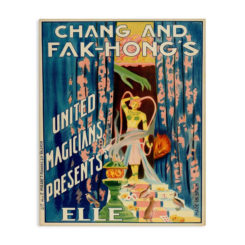 Stupell Great Bullfight Antique Advertisement Canvas Wall Art Design By Marcus Jules