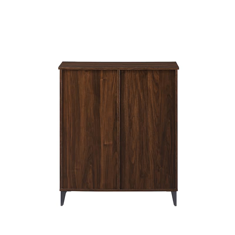 Middlebrook Grooved Glass Door Accent Cabinet