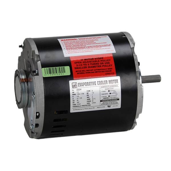 Shop Dial Mfg 2204 Evaporative Cooler 2 Speed Motor 1 2 Hp 115v On Sale Overstock 25324637