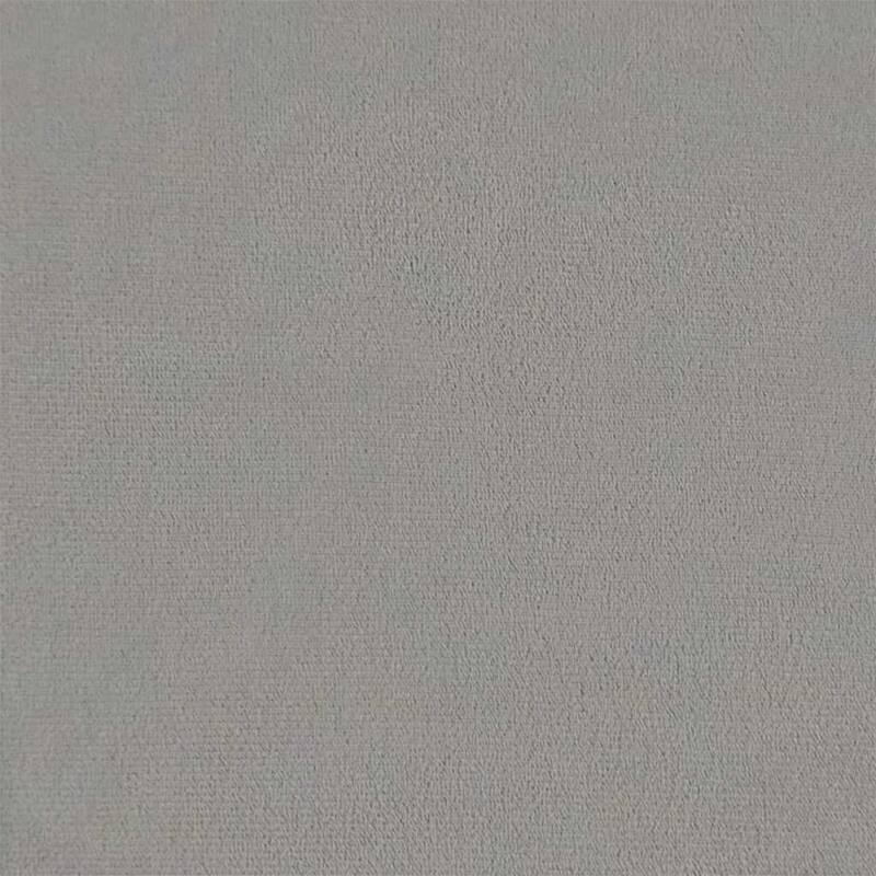 vidaXL Floor Sofa Bed 2-in-1 Light Grey 122x204 x 21.7 " Velvet - 122 x 70 x 21.7 "