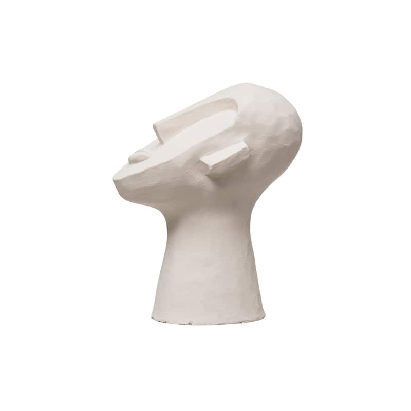 8.25"H Cement Face Sculpture