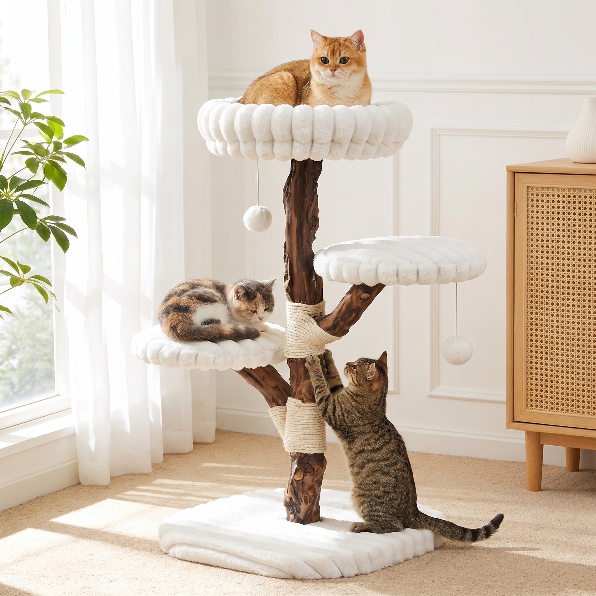 32.28" Cat Tree Tower for Indoor Cats