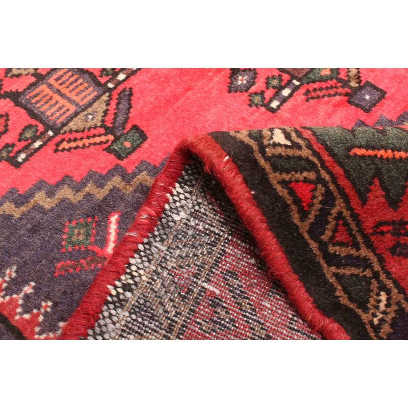 ECARPETGALLERY Hand-knotted Andelz Navy Wool Rug - 4'3 x 6'9